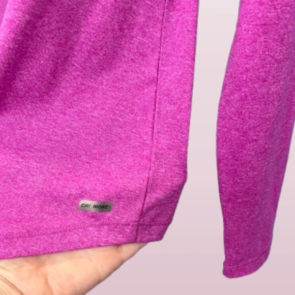💖 Danskin Now Pink 1/4 Zip Pullover Size Small - Picture 7 of 7